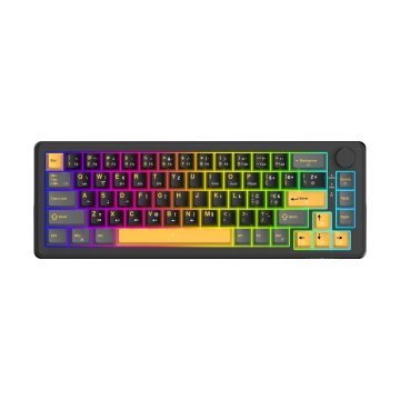 White Shark PL tipkovnica USB črna gaming GK-009152 EXCALIBUR-M-B-HR