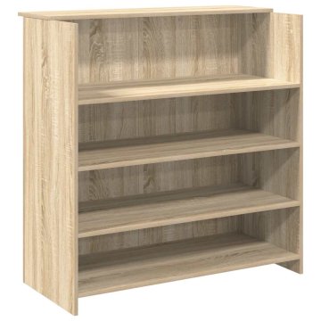 Vidaxl Recepcijska miza iz hrasta sonoma 100x50x103,5 cm inženirski les