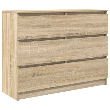 Vidaxl Komoda sonoma hrast 100x35x76 cm inženirski les