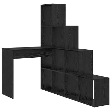 Vidaxl Kotniška miza Črna Orehovina 101,5 x 149,5 x 149,5 cm