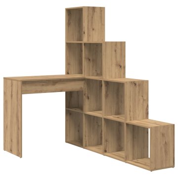 Vidaxl Kotniška miza Umetni hrast 101,5 x 149,5 x 149,5 cm