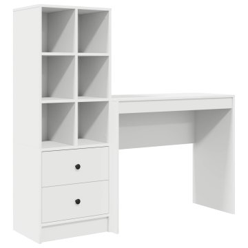 Vidaxl Miza Bela 135,5 x 40 x 127 cm 2 kos