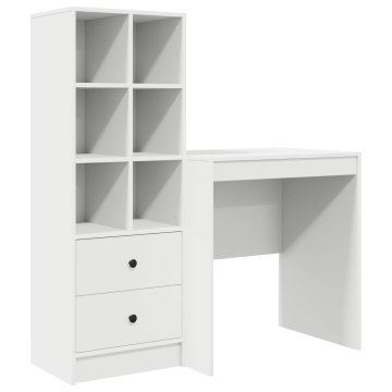 Vidaxl Miza Bela 115,5 x 50 x 127 cm 2 kos