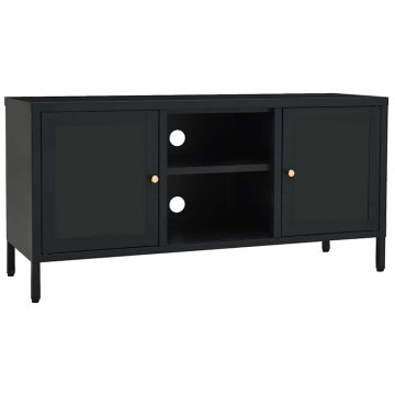 Vidaxl TV omarica 105x35x52 cm jeklo in steklo
