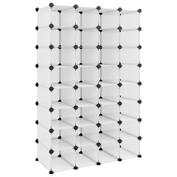 Vidaxl Stojalo za čevlje prozorno 93x36,5x140 cm PP