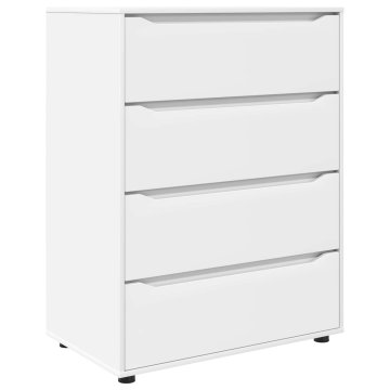 Vidaxl Omare za shranjevanje 80 x 48 x 105 cm Inženirski les Bela