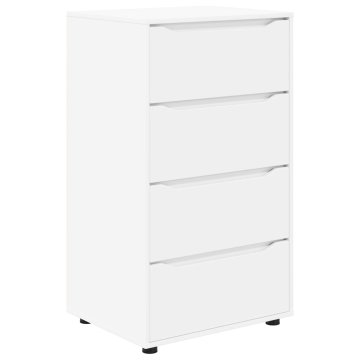 Vidaxl Omare za shranjevanje 60 x 48 x 105 cm Inženirski les Bela