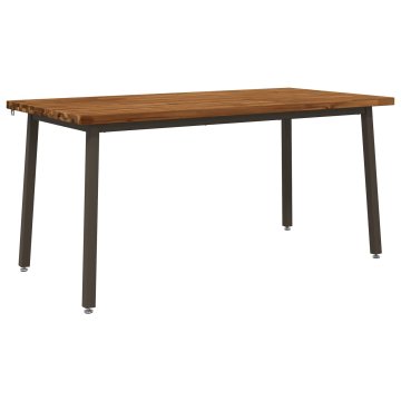 Vidaxl Kvadratna jedilna miza 160 x 90 x 75 cm Masiven les akacije