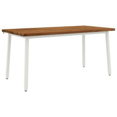 Vidaxl Kvadratna jedilna miza 160 x 70 x 75 cm Masiven les akacije