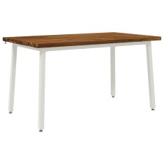Vidaxl Kvadratna jedilna miza 140 x 90 x 75 cm Masiven les akacije