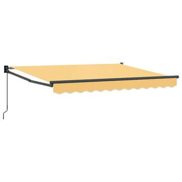 Vidaxl Ročna tenda 3 x 2,5 m Peščena 100% poliester