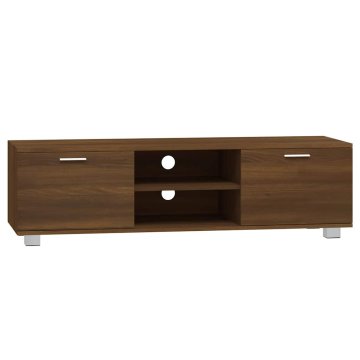 Vidaxl TV omarica rjav hrast 140x40,5x35 cm inženirski les