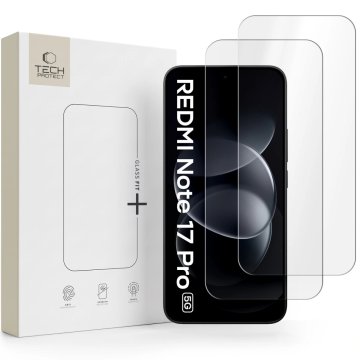 Tech-protect Glass Fit 2x zaščitno steklo za Xiaomi Redmi Note 17 Pro 5G / Pro Max 5G