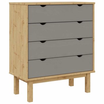 Vidaxl Predalnik 76,5x39,5x90 cm trdna borovina