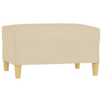 Vidaxl Stolček za noge krem 70x55x41 cm blago
