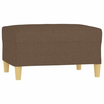Vidaxl Stolček za noge rjavo 70x55x41 cm blago