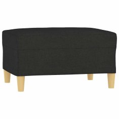 Vidaxl Stolček za noge črno 70x55x41 cm blago