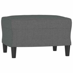 Vidaxl Stolček za noge temno siv 60x50x41 cm blago