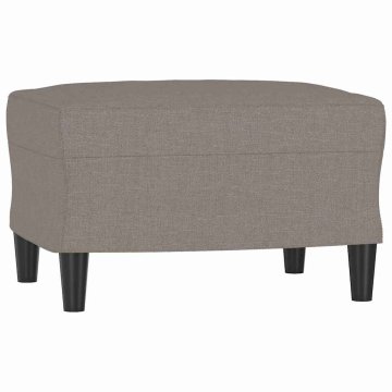 Vidaxl Stolček za noge taupe 60x50x41 cm blago