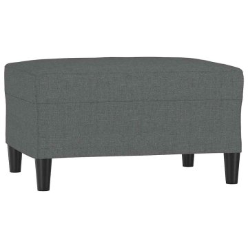 Vidaxl Stolček za noge temno siv 70x55x41 cm blago