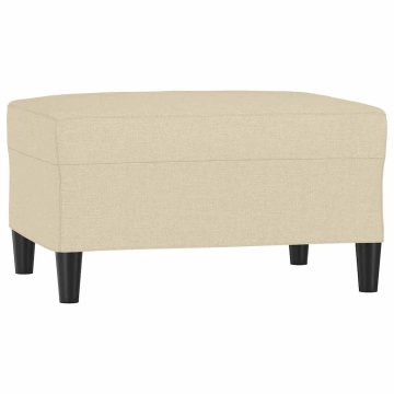 Vidaxl Stolček za noge krem 70x55x41 cm blago