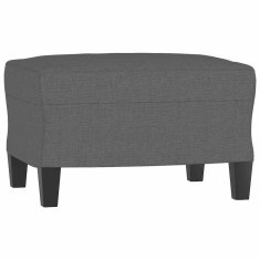 Vidaxl Stolček za noge temno siv 60x50x41 cm blago
