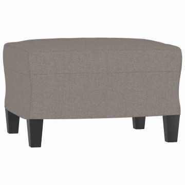 Vidaxl Stolček za noge taupe 60x50x41 cm blago