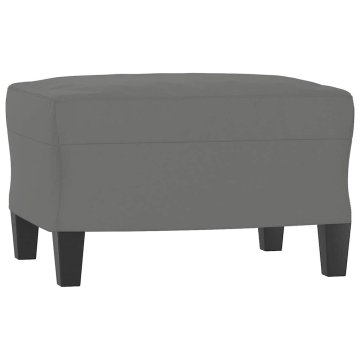 Vidaxl Stolček za noge temno siv 60x50x41 cm tkanina iz mikrovlaken