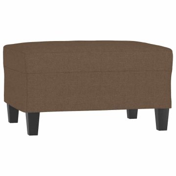 Vidaxl Stolček za noge rjavo 70x55x41 cm blago