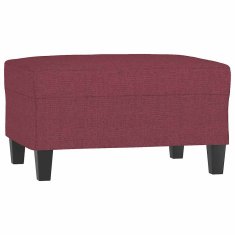 Vidaxl Stolček za noge vinsko rdeče 70x55x41 cm blago