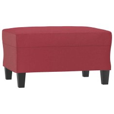 Vidaxl Stolček za noge vinsko rdeč 70x55x41 cm umetno usnje