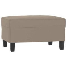 Vidaxl Stolček za noge taupe 70x55x41 cm tkanina iz mikrovlaken