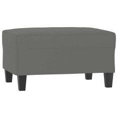 Vidaxl Stolček za noge temno siv 70x55x41 cm tkanina iz mikrovlaken