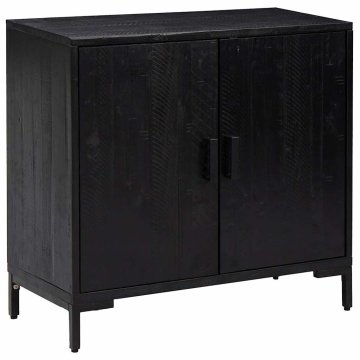 Vidaxl Komoda 75x35x70 cm trdna reciklirana borovina
