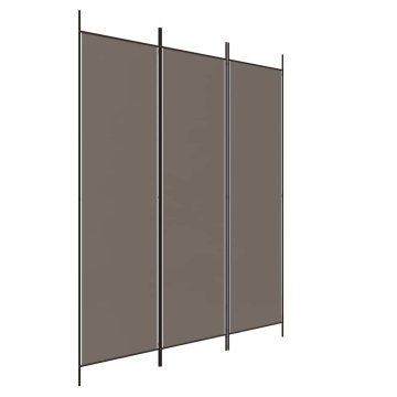 Vidaxl Paravan 3-delni antracit 150x220 cm blago