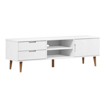 Vidaxl TV omarica MOLDE 158x40x49 cm trdna borovina