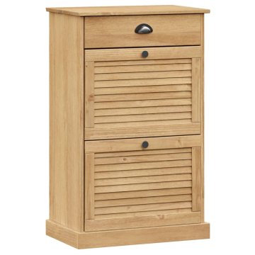 Vidaxl Omara za čevlje VIGO 60x35x96 cm trdna borovina