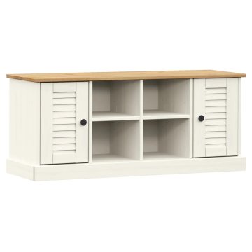 Vidaxl Klop za čevlje VIGO 106x35x40 cm trdna borovina