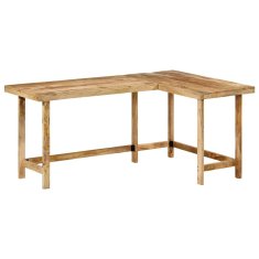Vidaxl Pisalna miza 165x110x75 cm trden mangov les