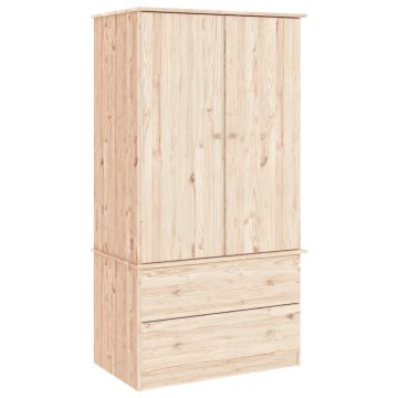 Vidaxl Omara ALTA 90x55x170 cm trdna borovina