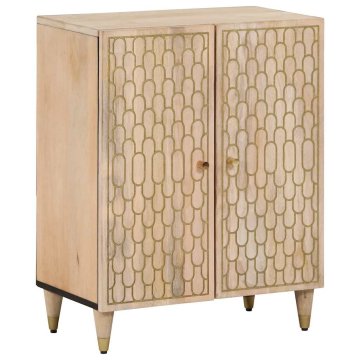 Vidaxl Stranska omarica 60x33x75 cm trden mangov les