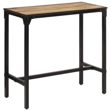 Vidaxl Barska miza 110x55x107 cm trden robusten mangov les