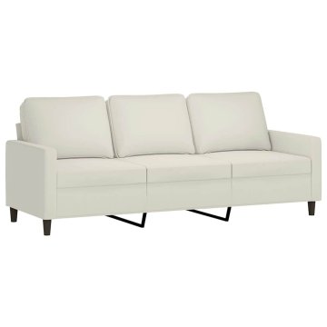 Vidaxl Trosed krem 180 cm žamet