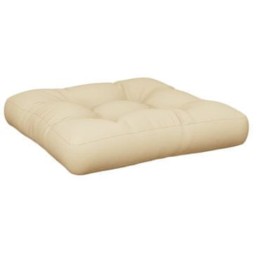 Vidaxl Blazina za kavč iz palet bež 60x60x12 cm