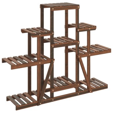 Vidaxl Stojalo za rastline 110x25x96 cm trden les jelke