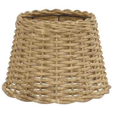 Vidaxl Senčilo za svetilko rjavo Ø30x20 cm pleteno
