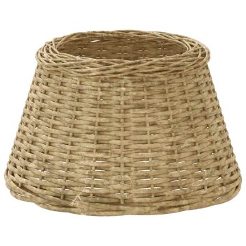Vidaxl Senčilo za svetilko rjavo Ø45x28 cm pleteno