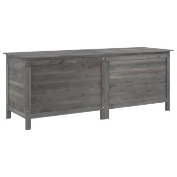 Vidaxl Vrtna škatla za shranjevanje antracitna 150x50x56,5 cm jelka