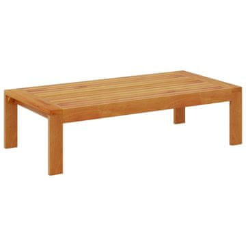 Vidaxl Vrtna miza 100x50x27 cm trden akacijev les