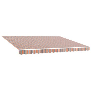 Vidaxl Nadomestno blago za tendo večbarvno 400x350 cm poliester